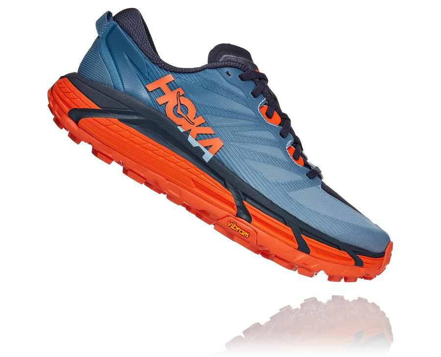 Tenis Hoka One One Trail Hombre Azules - Mafate Speed 3 - FHDK83152